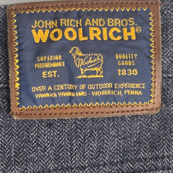John Rich and Bros Woolrich 100% Cotton Navy 5 Pockets Pants Size 10 - Picture 7 of 10
